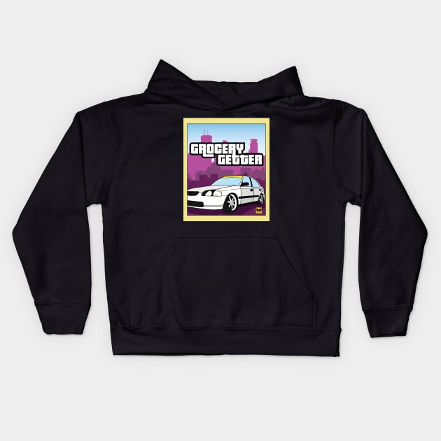 Grocery Getter Kids Hoodie by AwalPerformanceGraphics